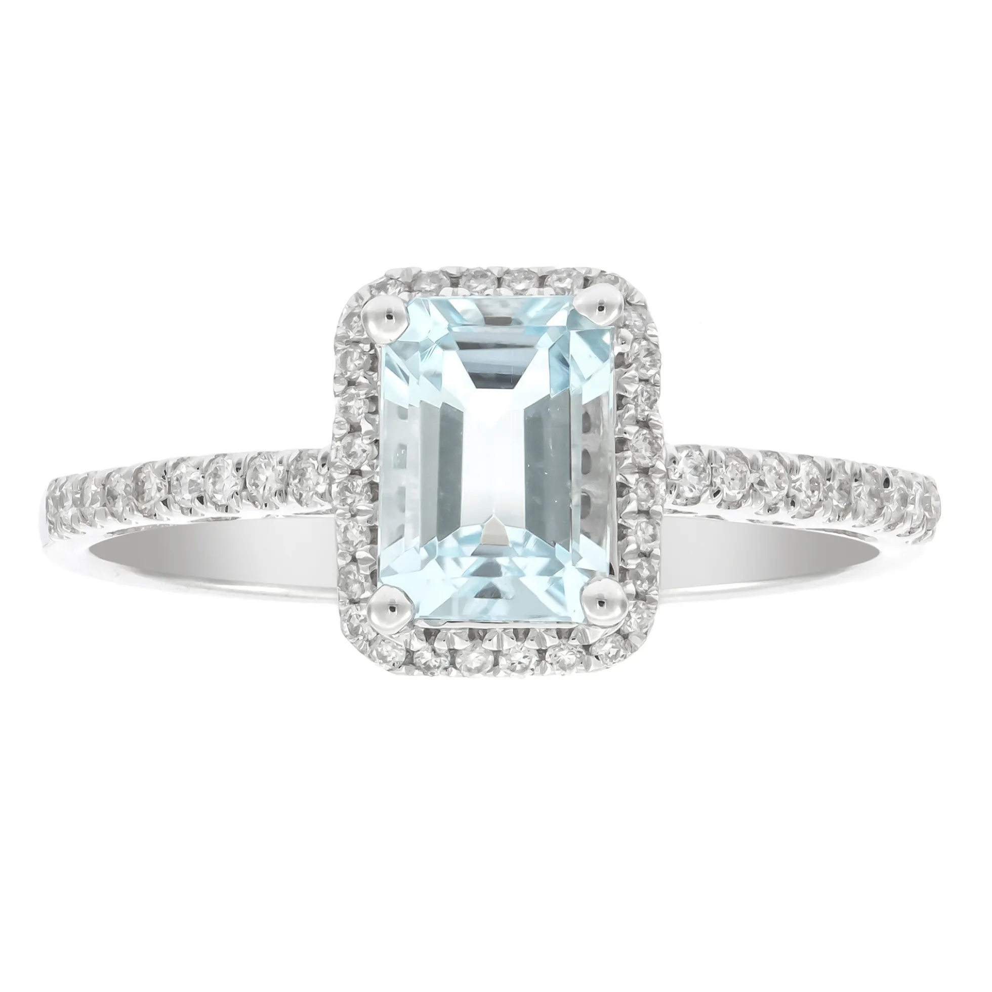 AAA-Brasilianischer Aquamarin-Goldring