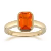 AAA-Mexikanischer Feueropal-Goldring
