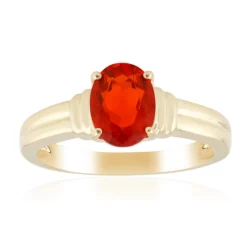 AAA-Mexikanischer Feueropal-Goldring