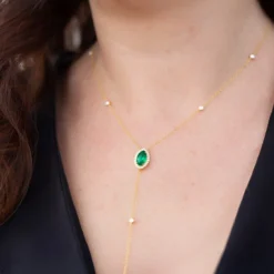 AAA-Sambia-Smaragd-Goldcollier