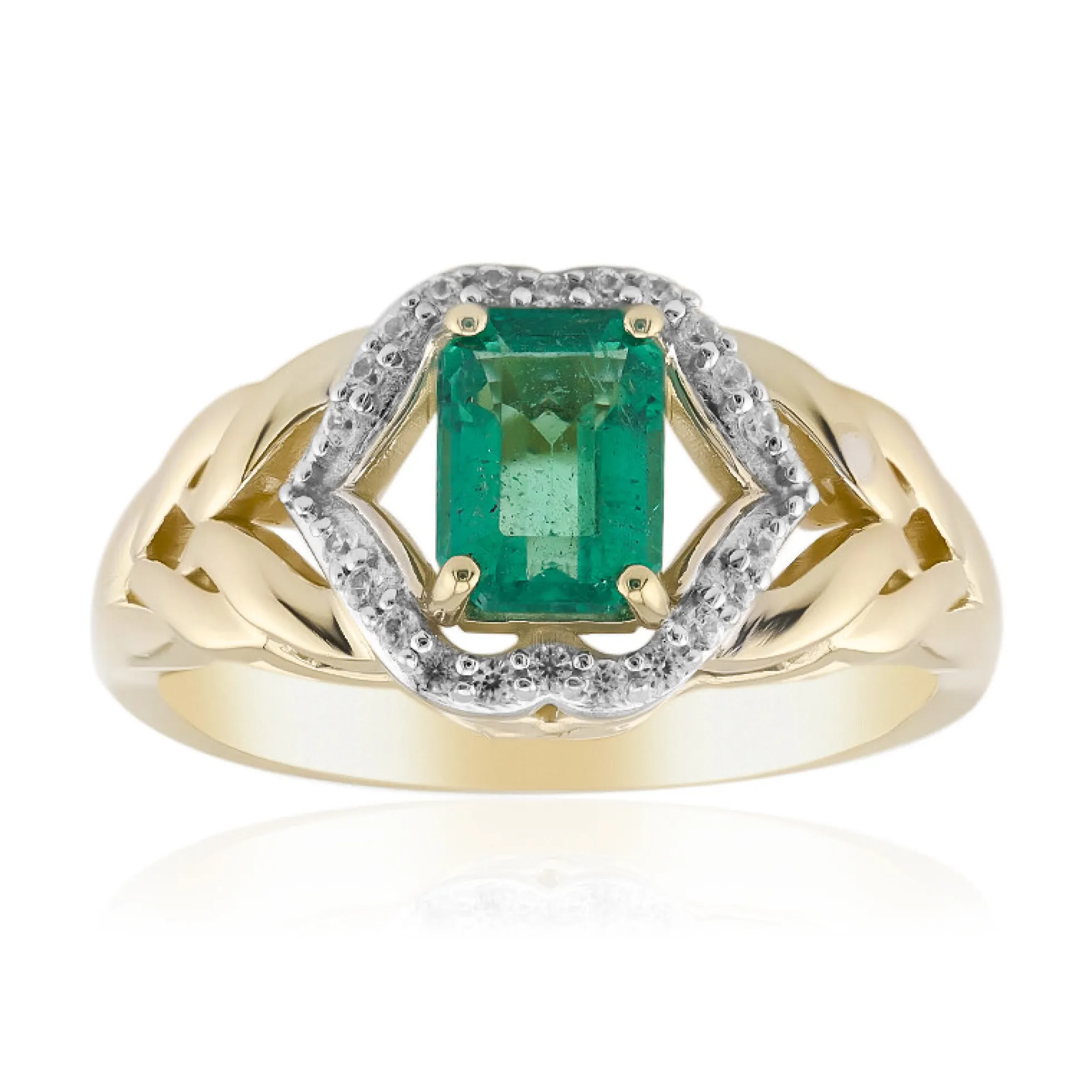 AAA-Sambia-Smaragd-Goldring