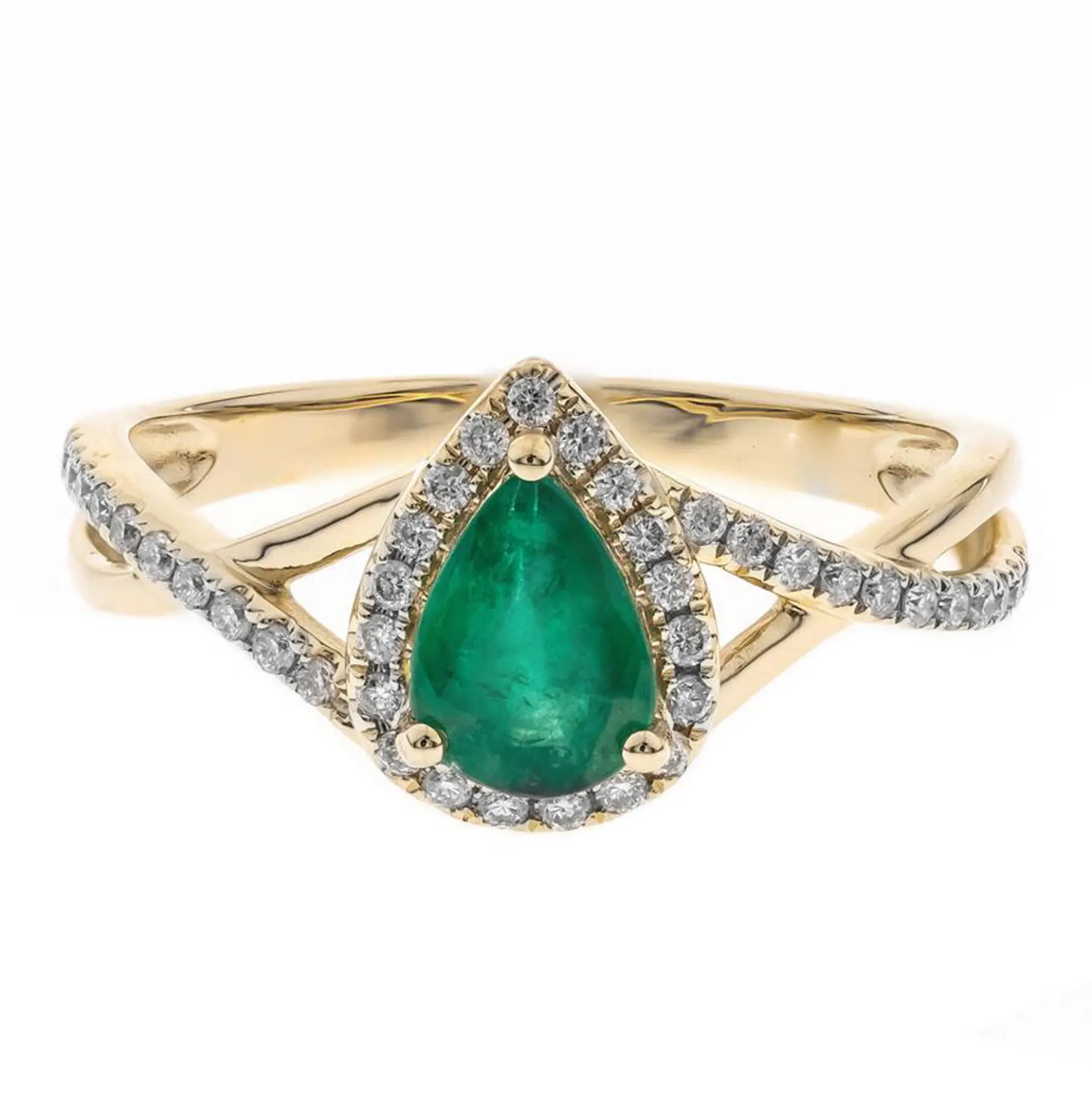 AAA-Sambia-Smaragd-Goldring
