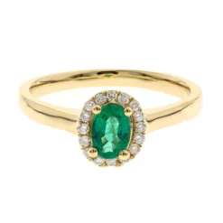 AAA-Sambia-Smaragd-Goldring