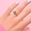 AAA-Sambia-Smaragd-Goldring