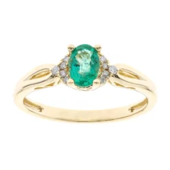 AAA-Sambia-Smaragd-Goldring