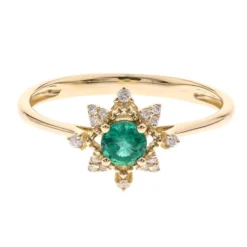 AAA-Sambia-Smaragd-Goldring