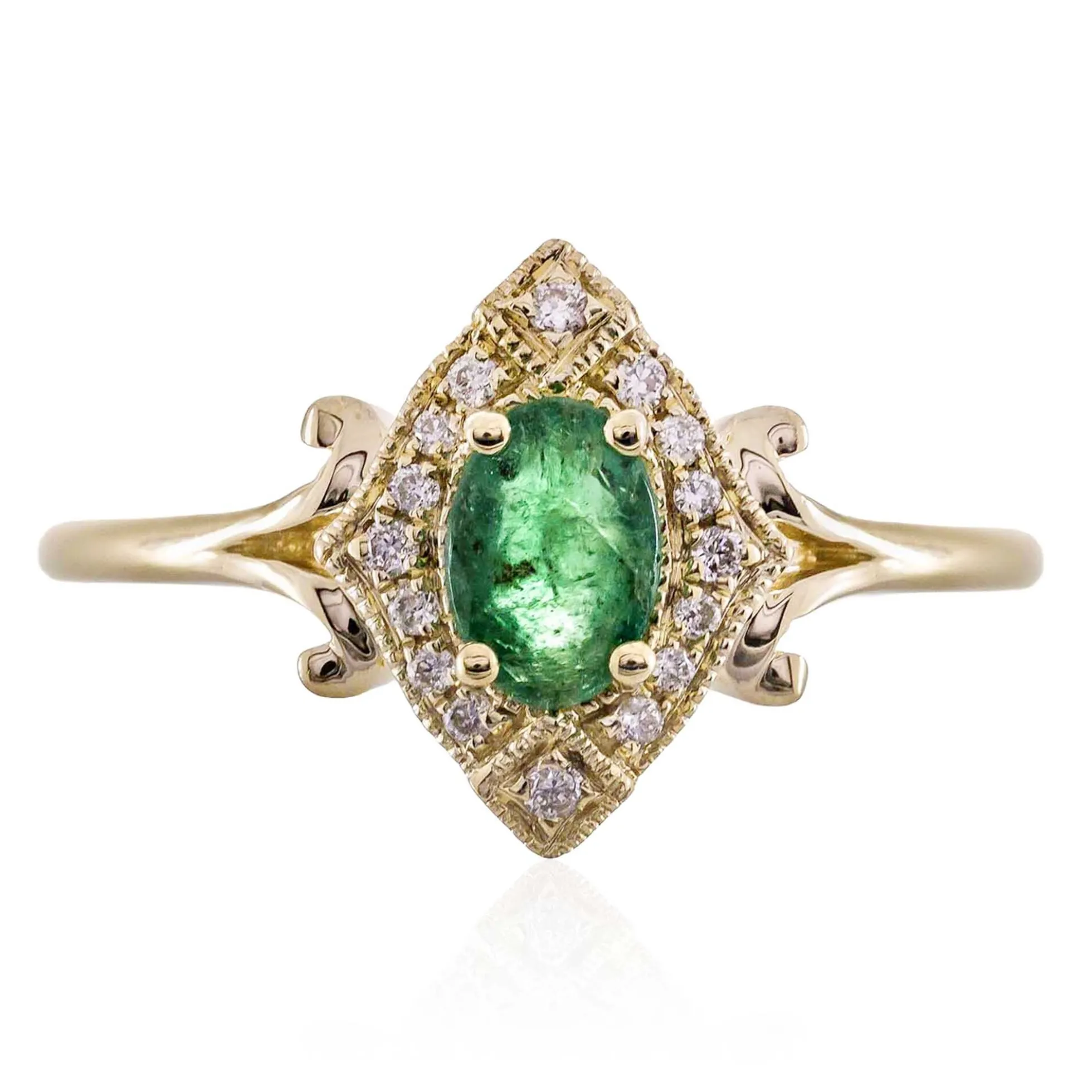 AAA-Sambia-Smaragd-Goldring