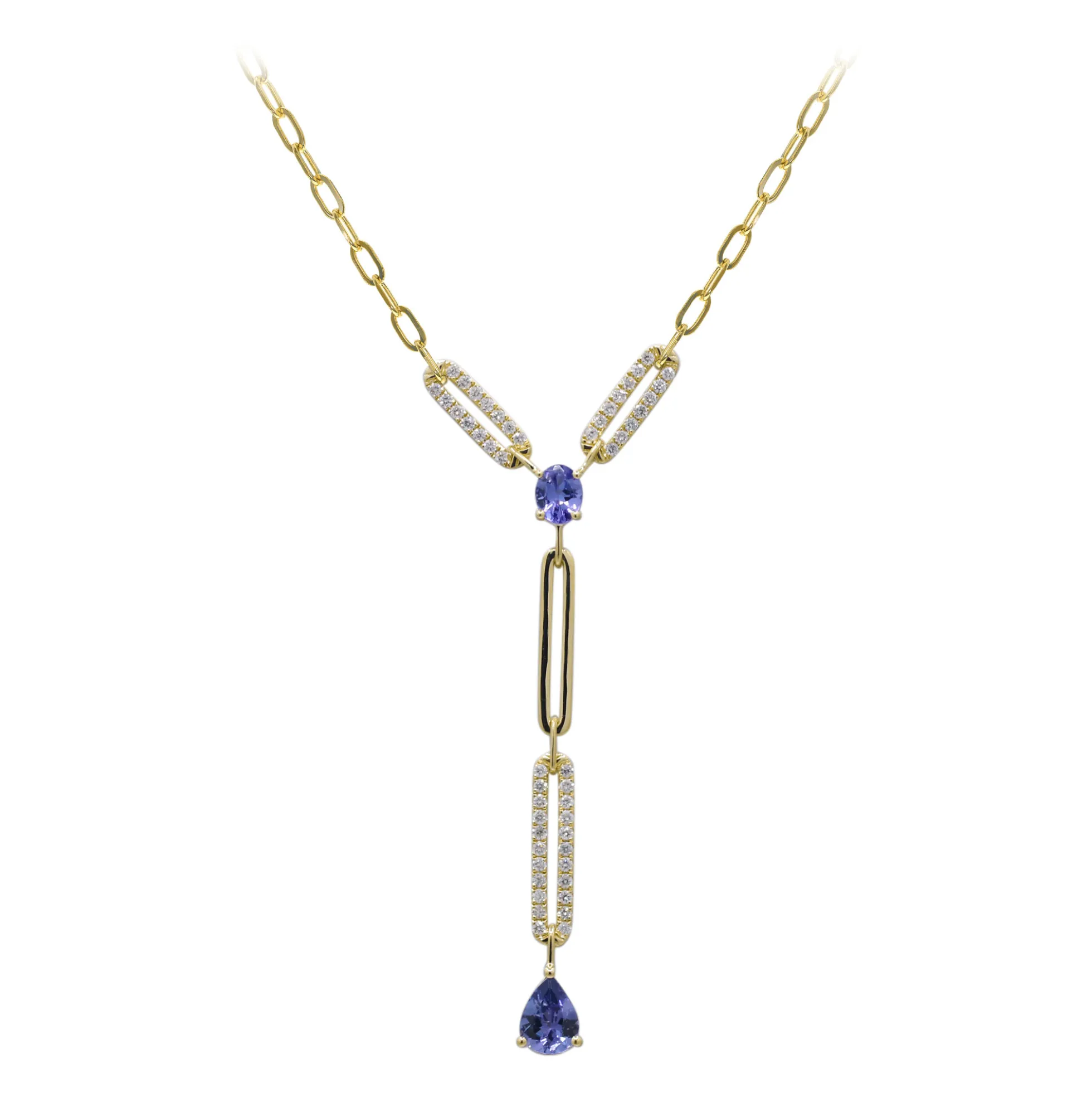 AAA-Tansanit-Goldcollier