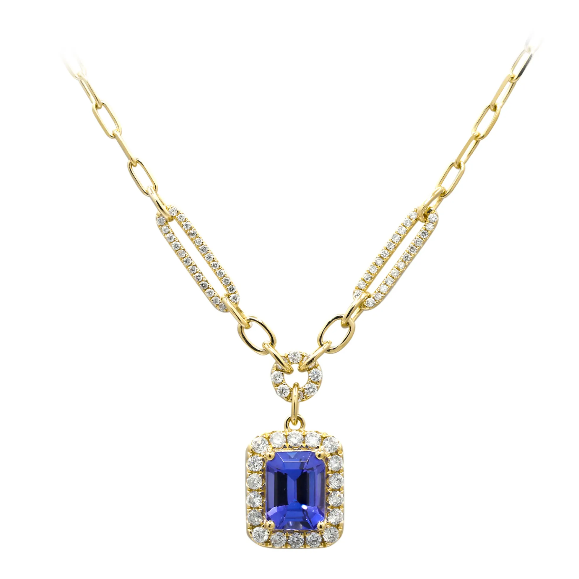 AAA-Tansanit-Goldcollier