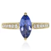 AAA-Tansanit-Goldring