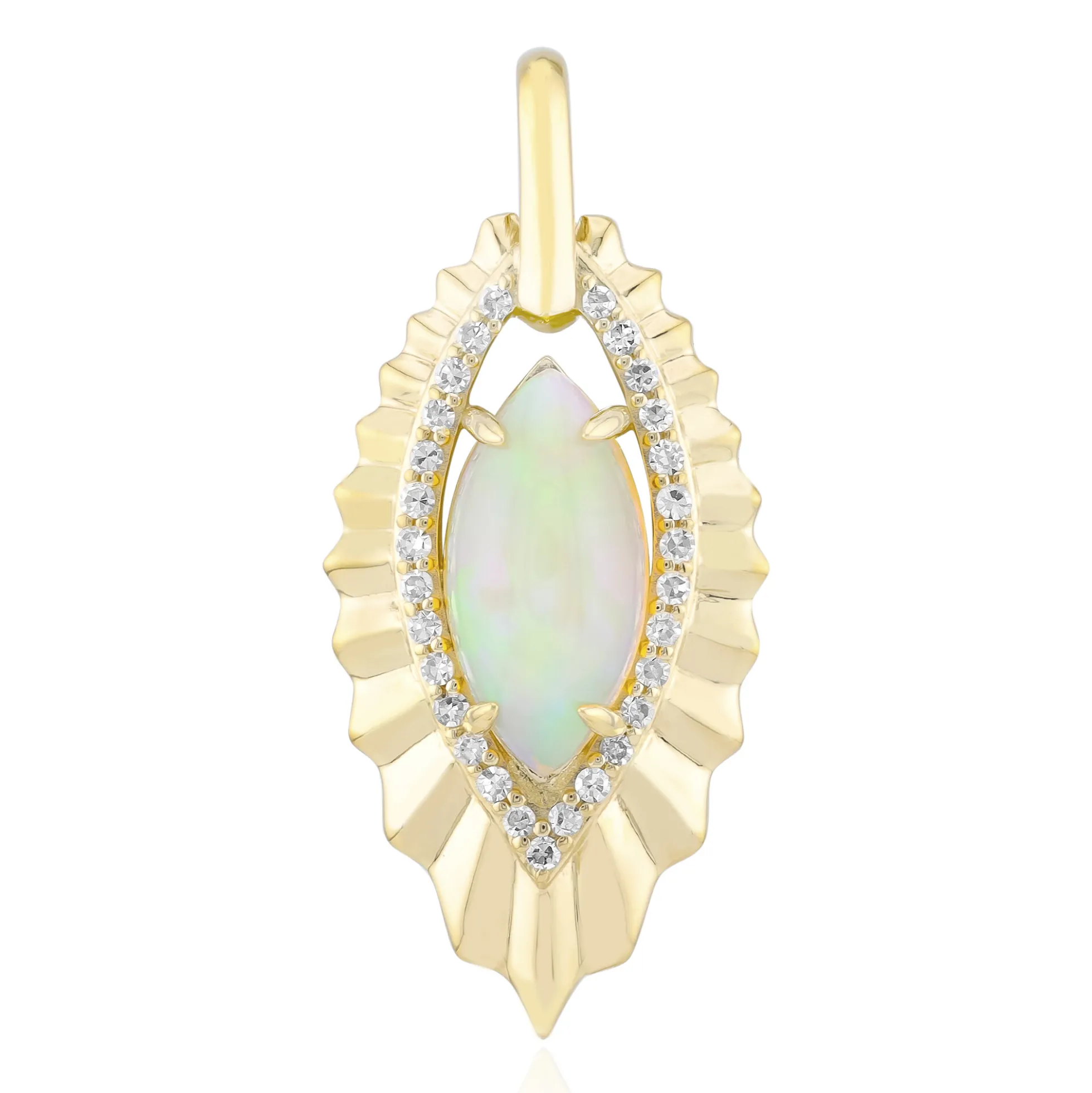 AAA-Welo-Opal-Goldanhänger