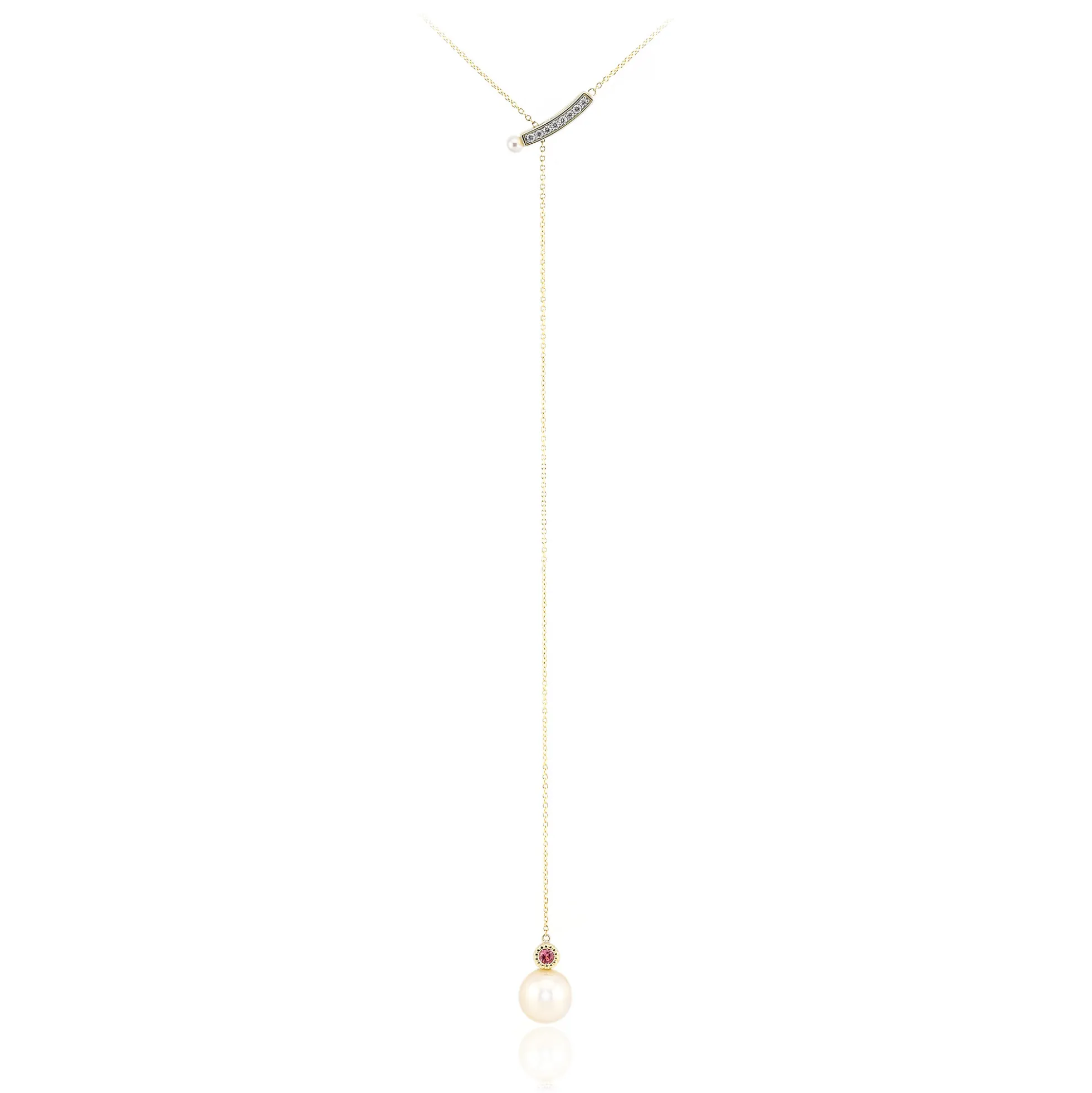 Akoya-Perlen-Goldcollier