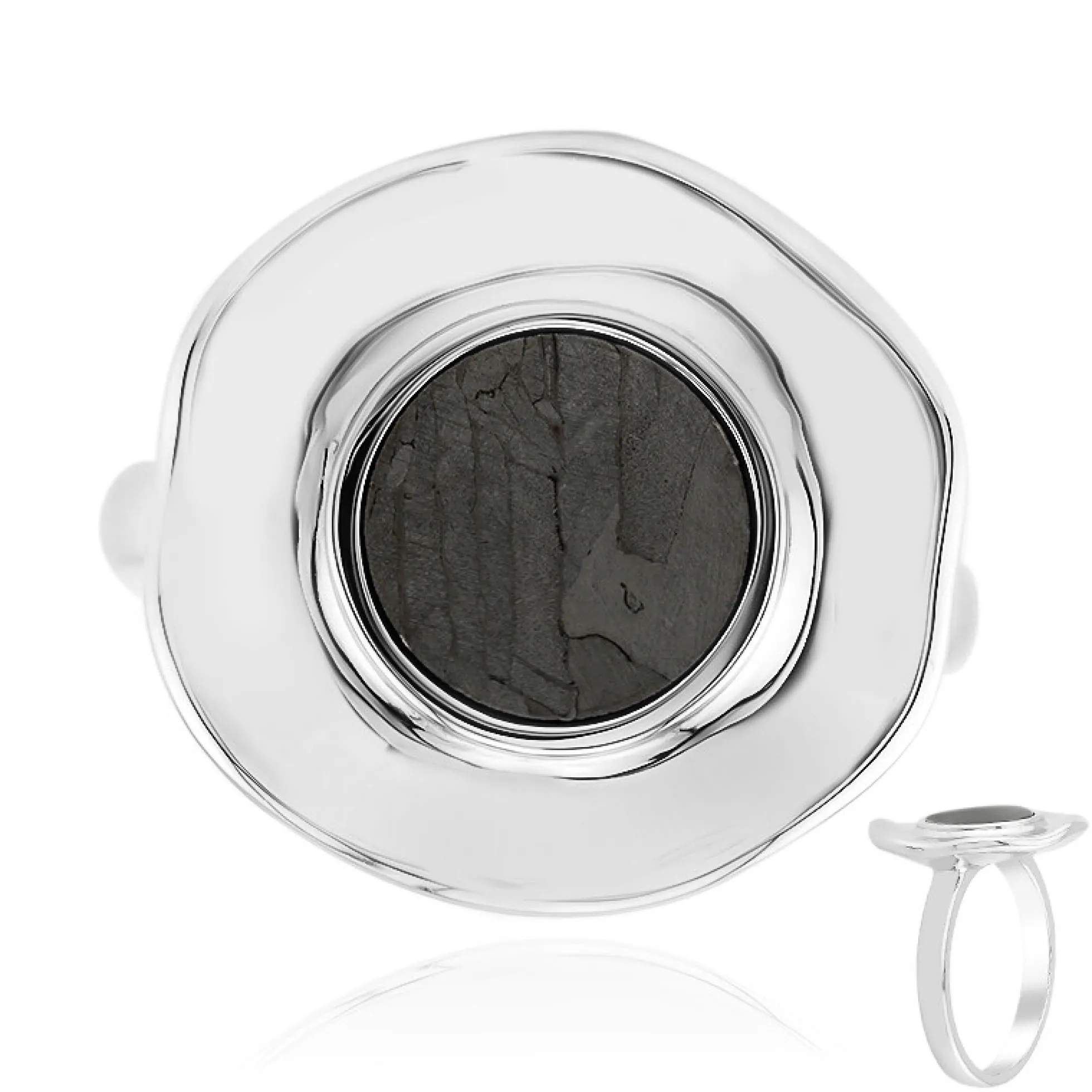 Aletai-Meteorit-Silberring