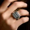 Aletai-Meteorit-Silberring