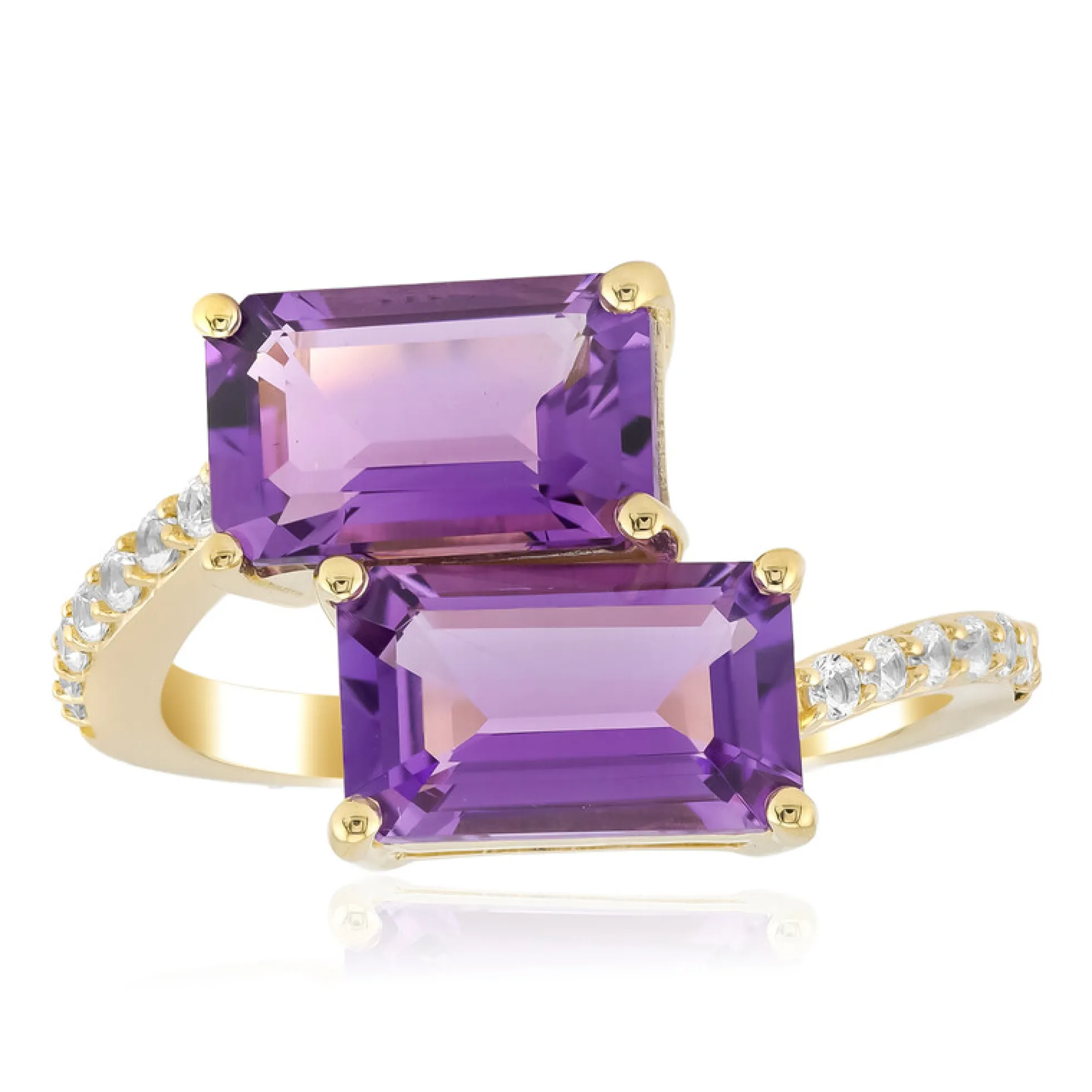 Amethyst-Goldring