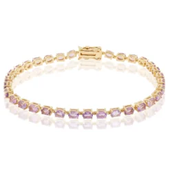Amethyst-Silberarmband