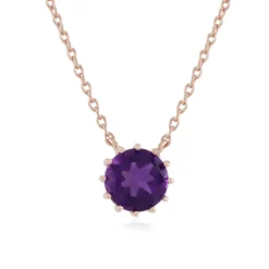 Amethyst-Silbercollier