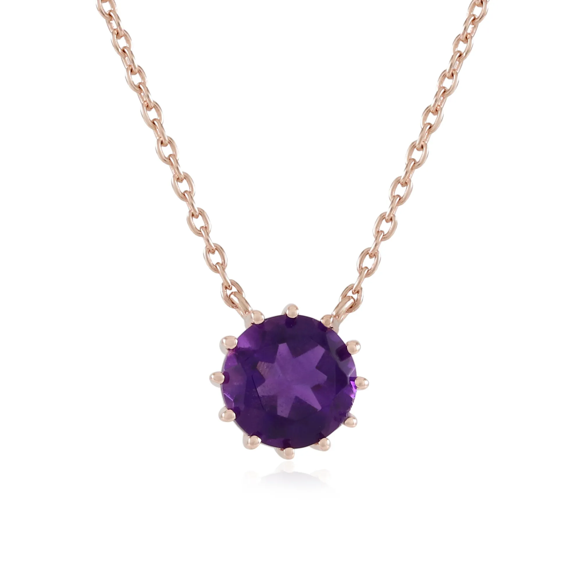 Amethyst-Silbercollier