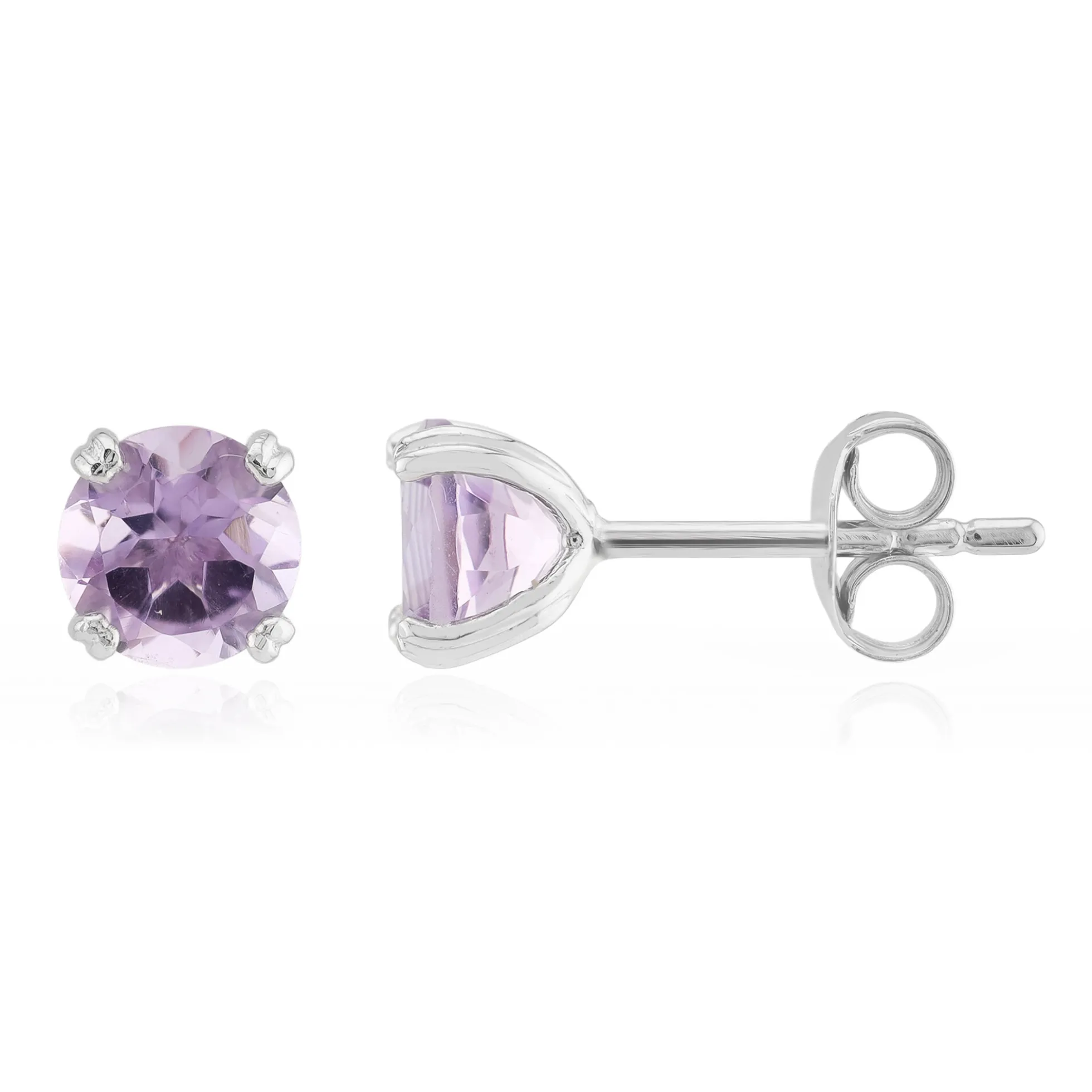 Amethyst-Silberohrringe