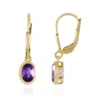 Amethyst-Silberohrringe