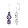 Amethyst-Silberohrringe