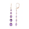 Amethyst-Silberohrringe