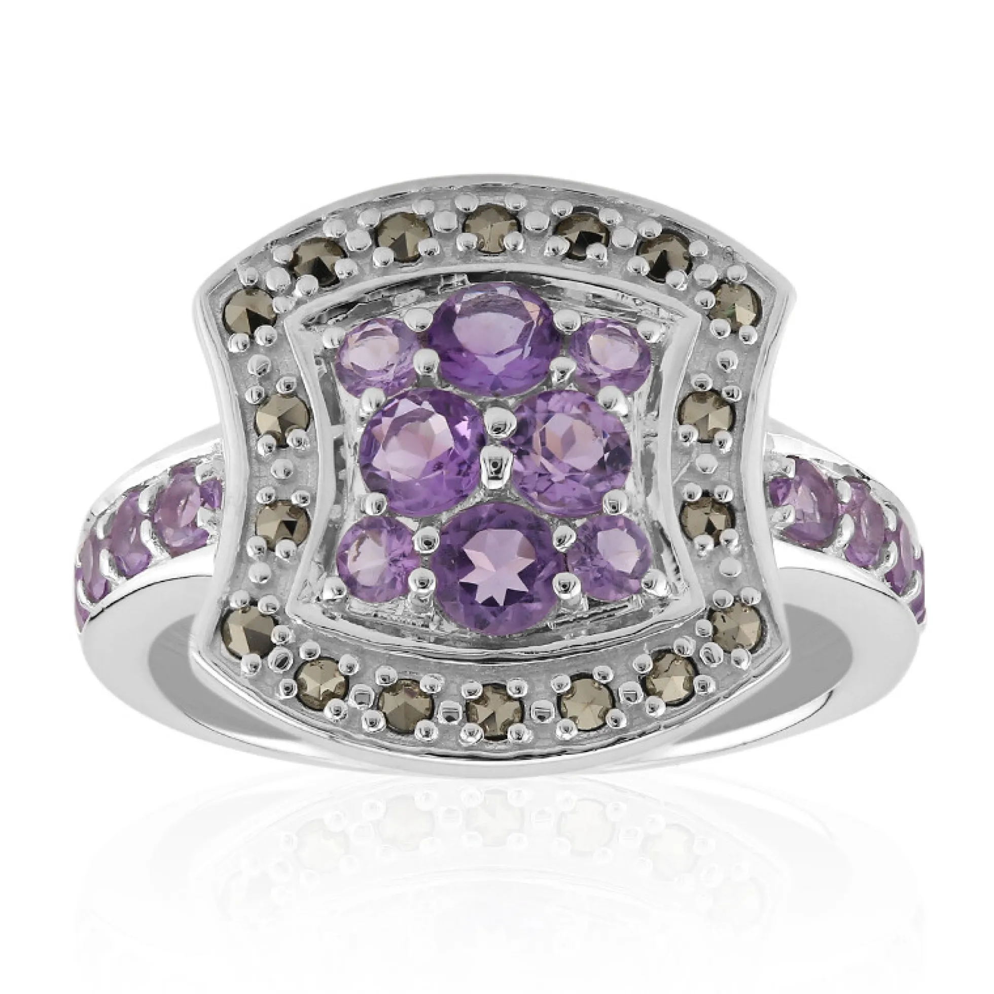 Amethyst-Silberring
