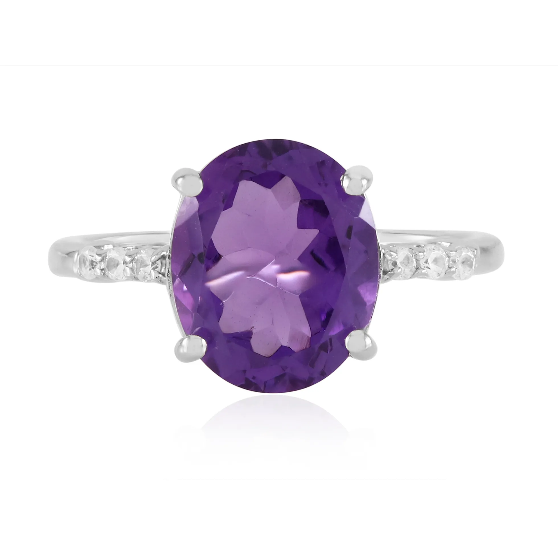 Amethyst-Silberring