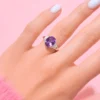 Amethyst-Silberring