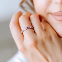 Amethyst-Silberring