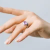 Amethyst-Silberring