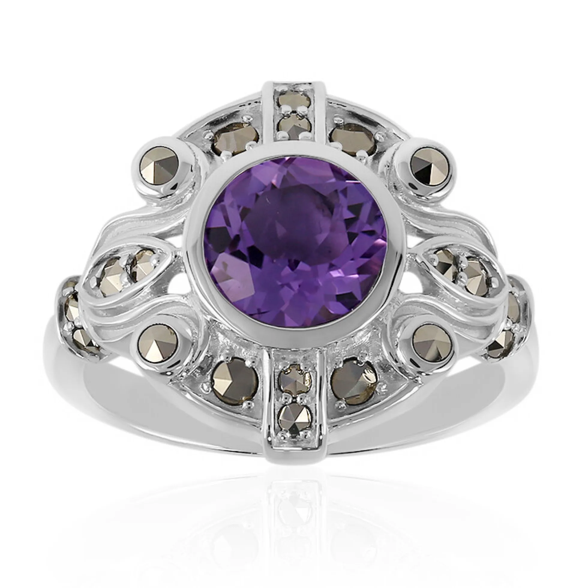 Amethyst-Silberring