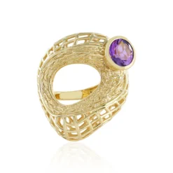 Amethyst-Silberring