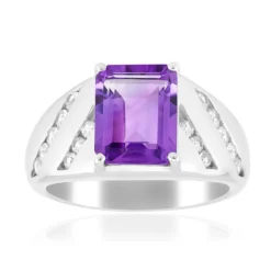 Amethyst-Silberring