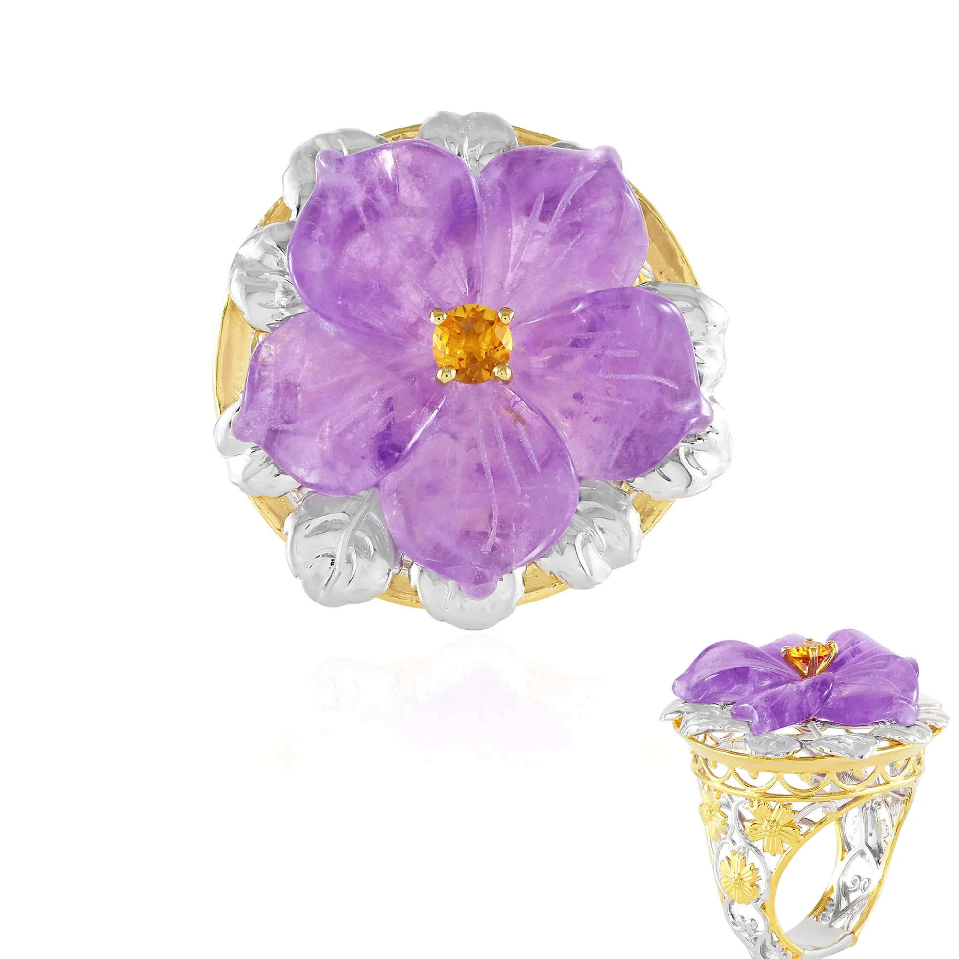 Amethyst-Silberring