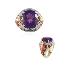 Amethyst-Silberring