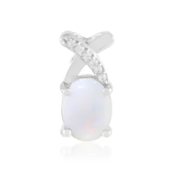 Australischer Opal-Silberanhänger