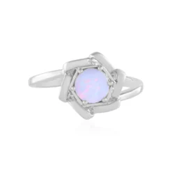 Australischer Opal-Silberring