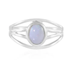 Australischer Opal-Silberring