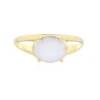 Australischer Opal-Silberring