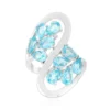 Blauer Apatit-Silberring