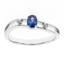Blauer Ceylon-Saphir-Goldring