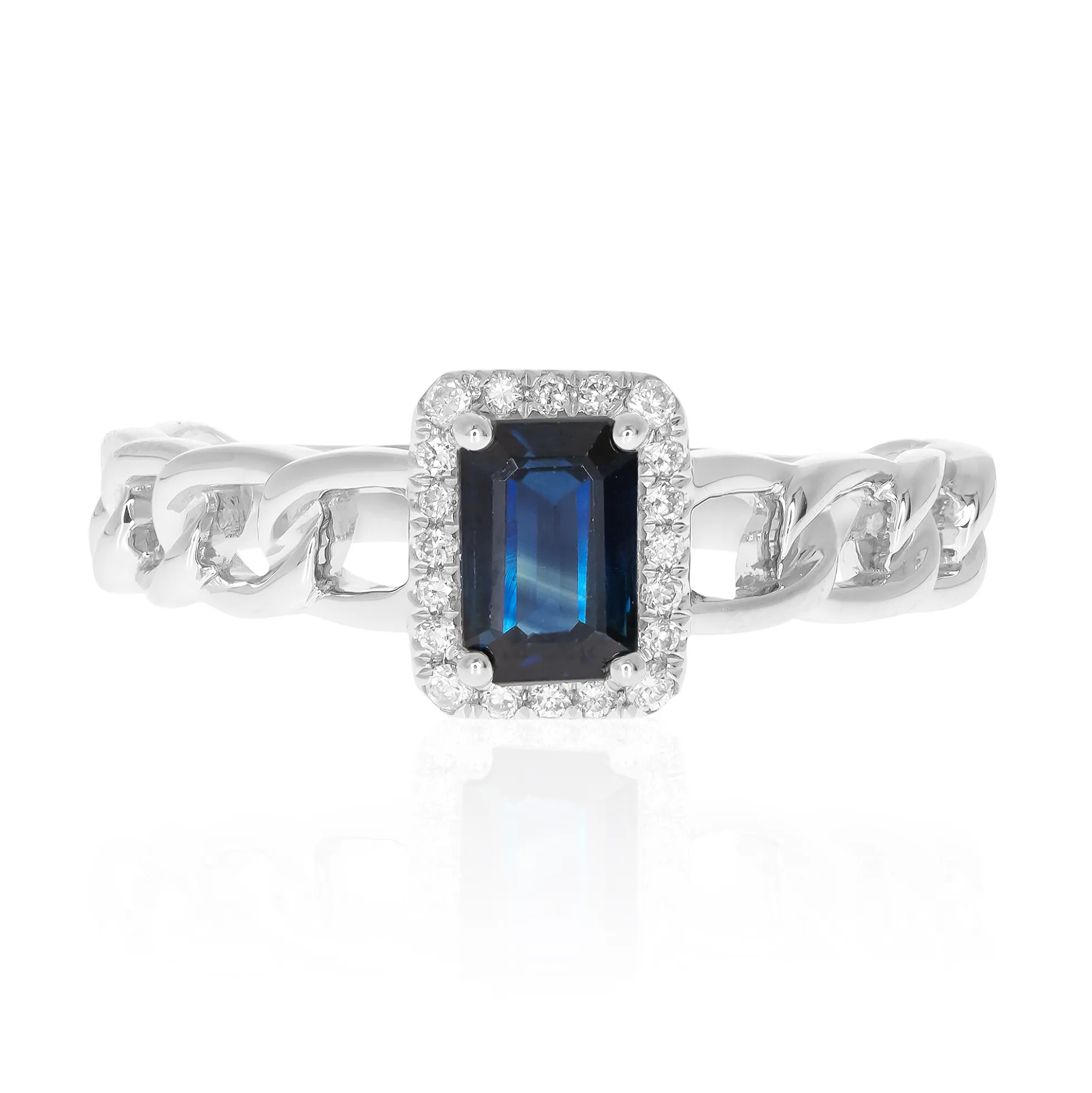 Blauer Ceylon-Saphir-Goldring