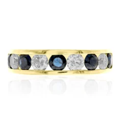 Blauer Ceylon-Saphir-Goldring