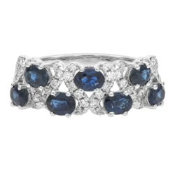 Blauer Ceylon-Saphir-Goldring