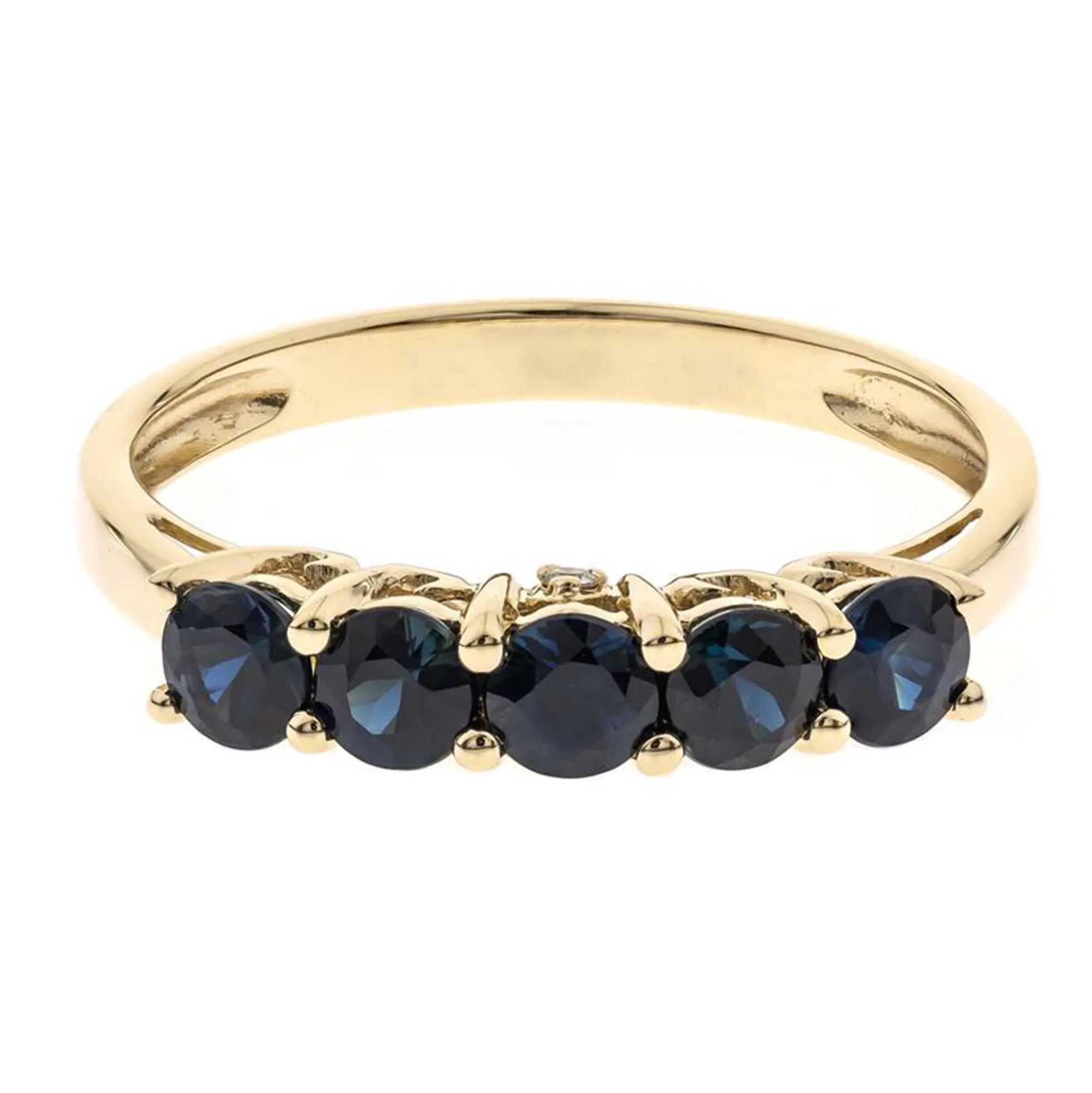 Blauer Ceylon-Saphir-Goldring