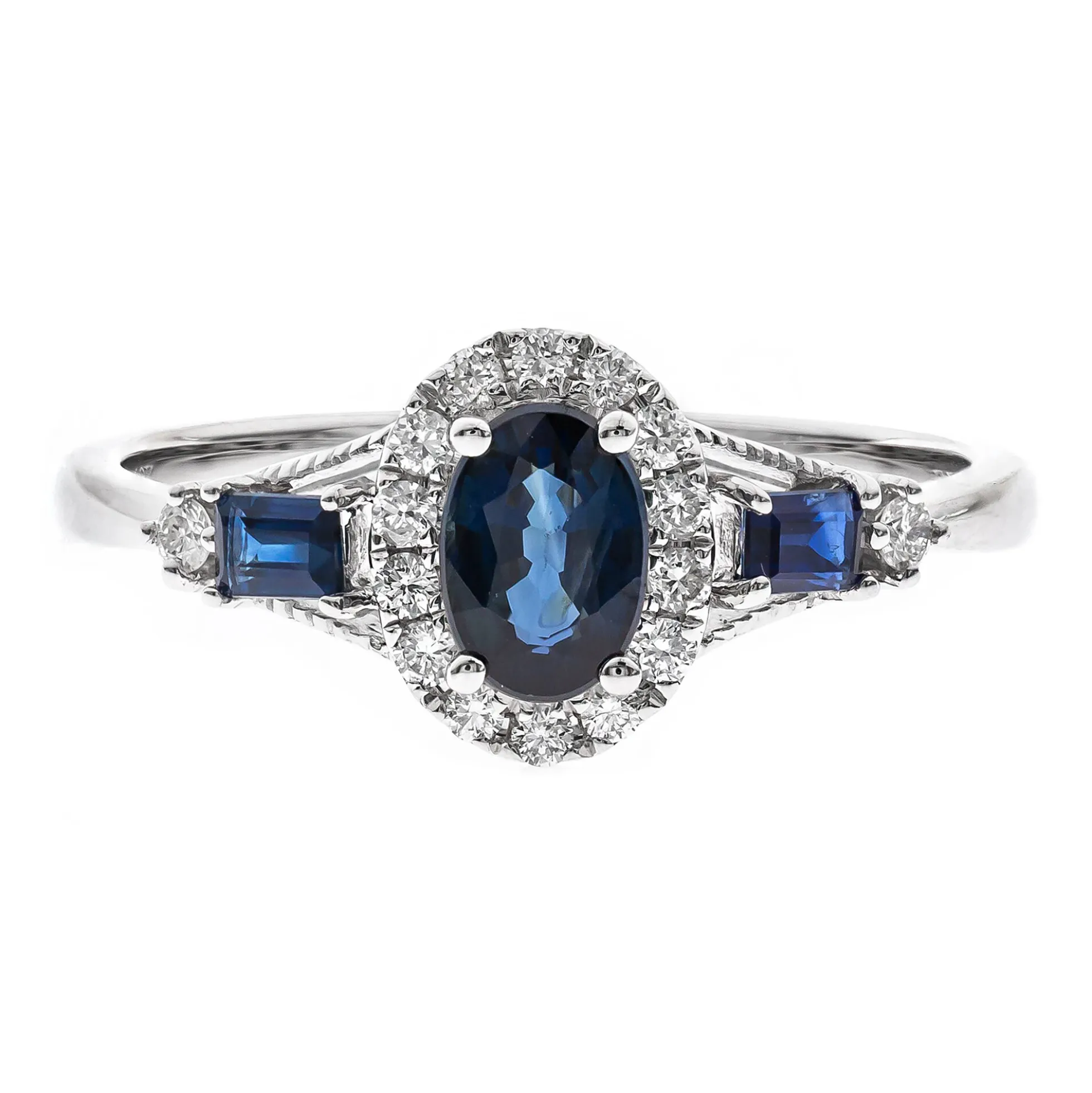 Blauer Ceylon-Saphir-Goldring