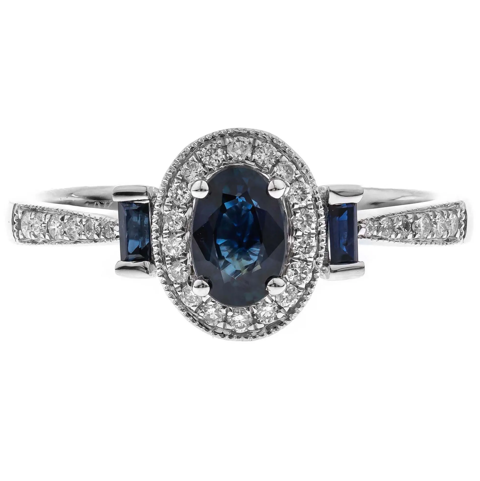 Blauer Ceylon-Saphir-Goldring