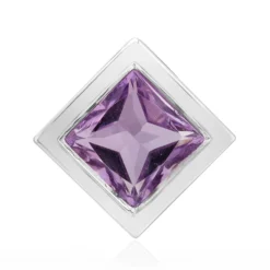 Bolivianischer Amethyst-Silberanhänger