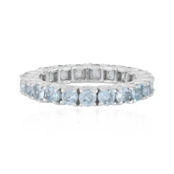 Brasilianischer Aquamarin-Silberring